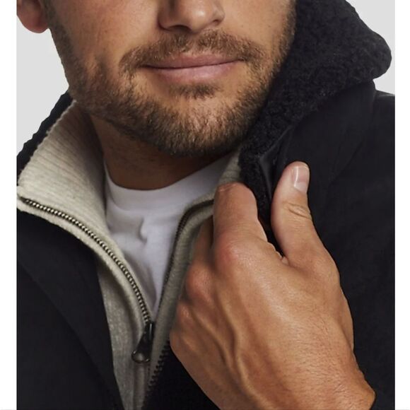 Modern Fit Microsuede Bomber Jacket - Picture 2 of 2